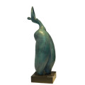 Estátua de Bronze abstrato Figura Salto Decoração Bronze Escultura Tpy-868